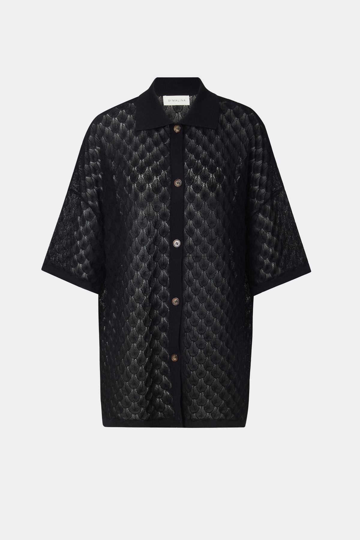 Moa Knitted Shirt Black