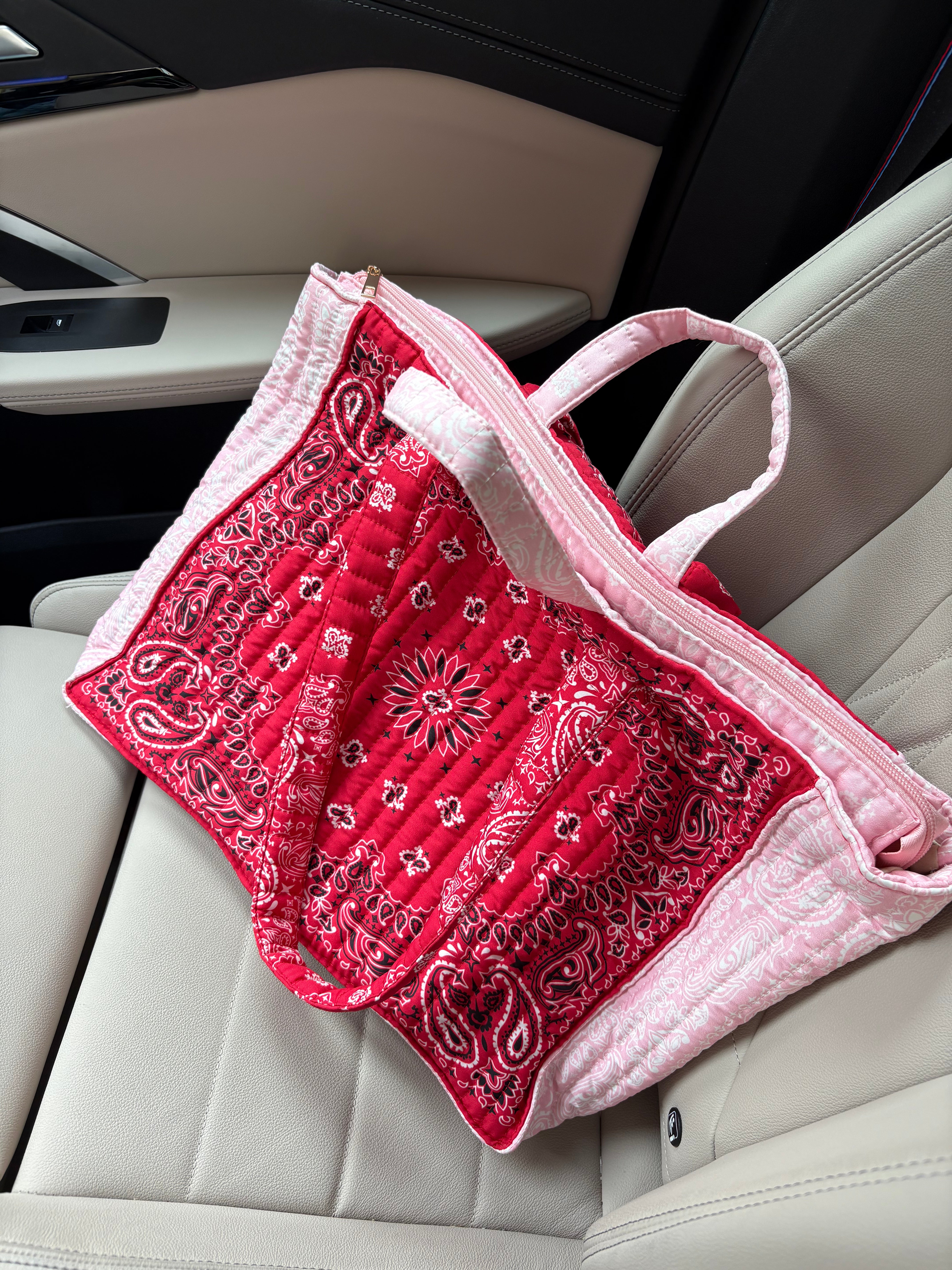 Sac bandana rouge