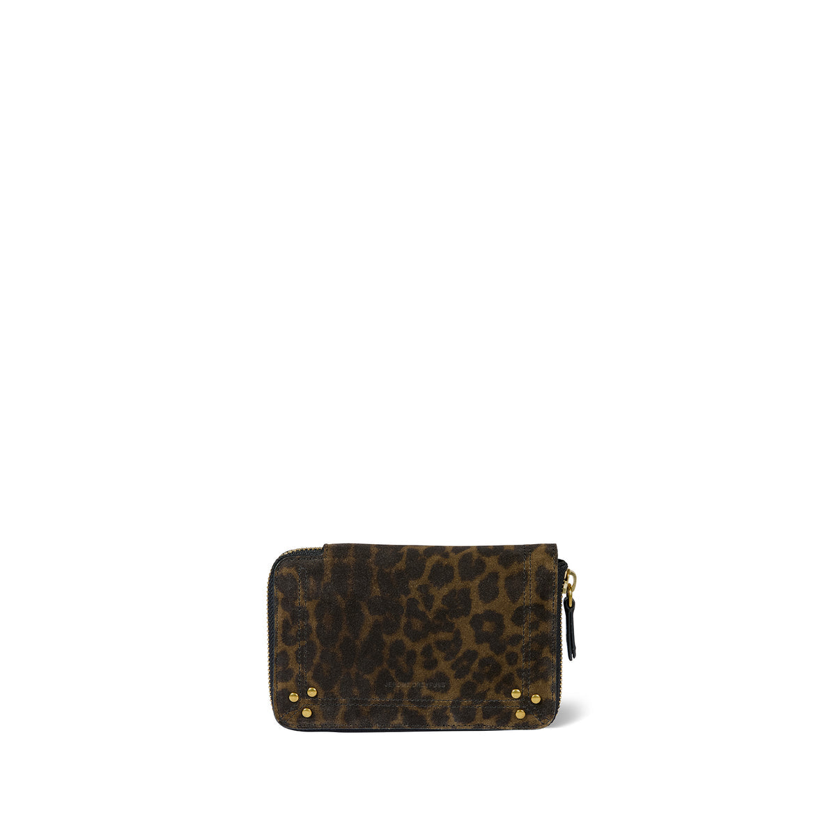 Portefeuille Julien Imprimé Leopard kaki
