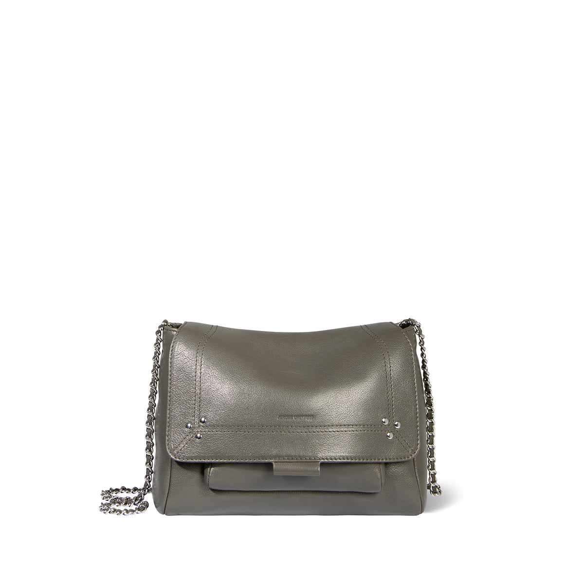Sac Lulu M Buffle Gris
