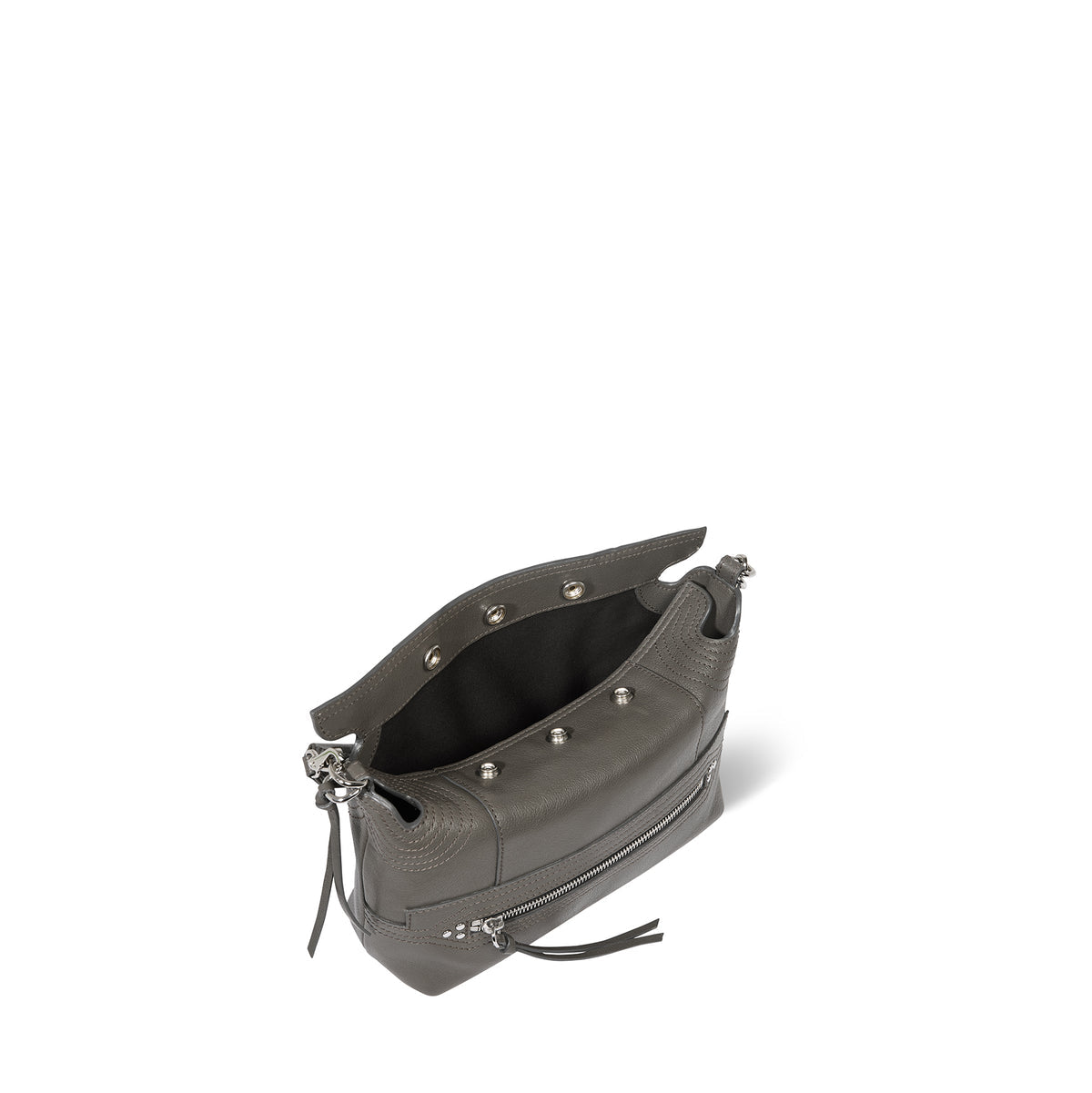 Sac Lucky Hobo Small Buffle Gris