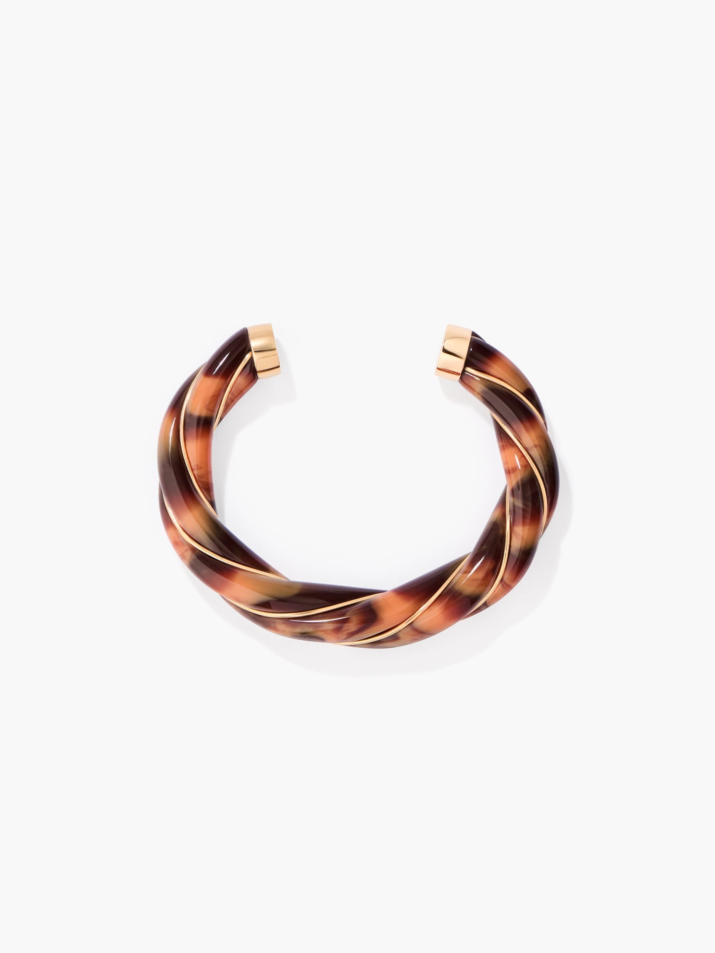 Jonc Diana résine Tie & Dye Œil de Tigre