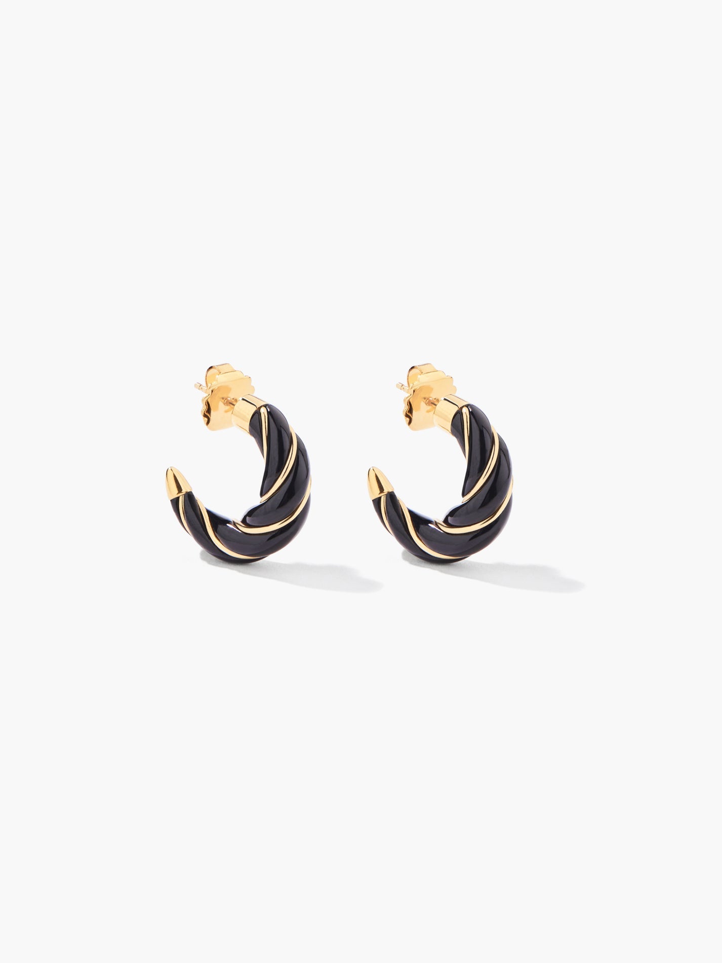Boucles D’oreilles Diana Noires