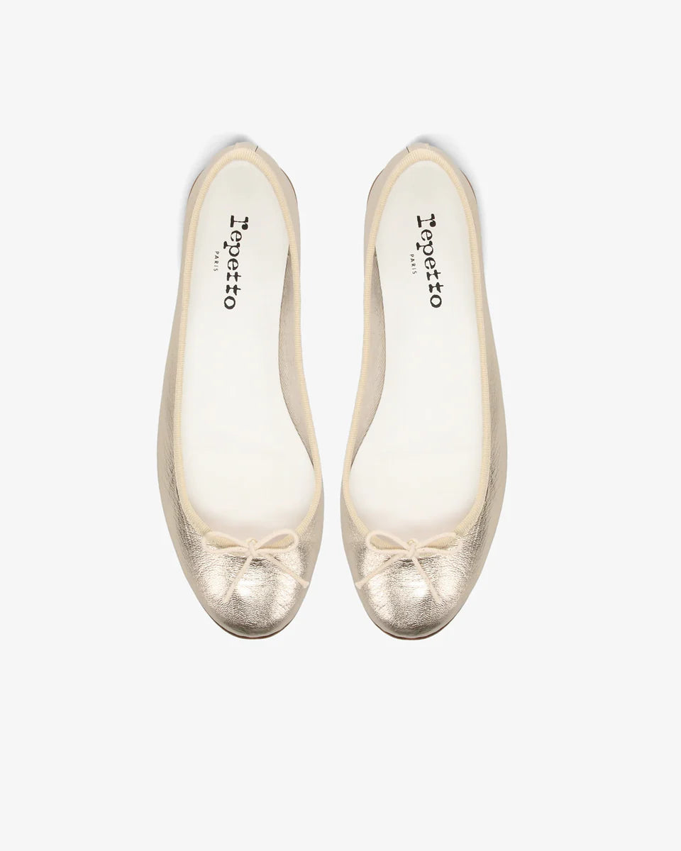 Ballerines Cendrillon Or Clair Bulle