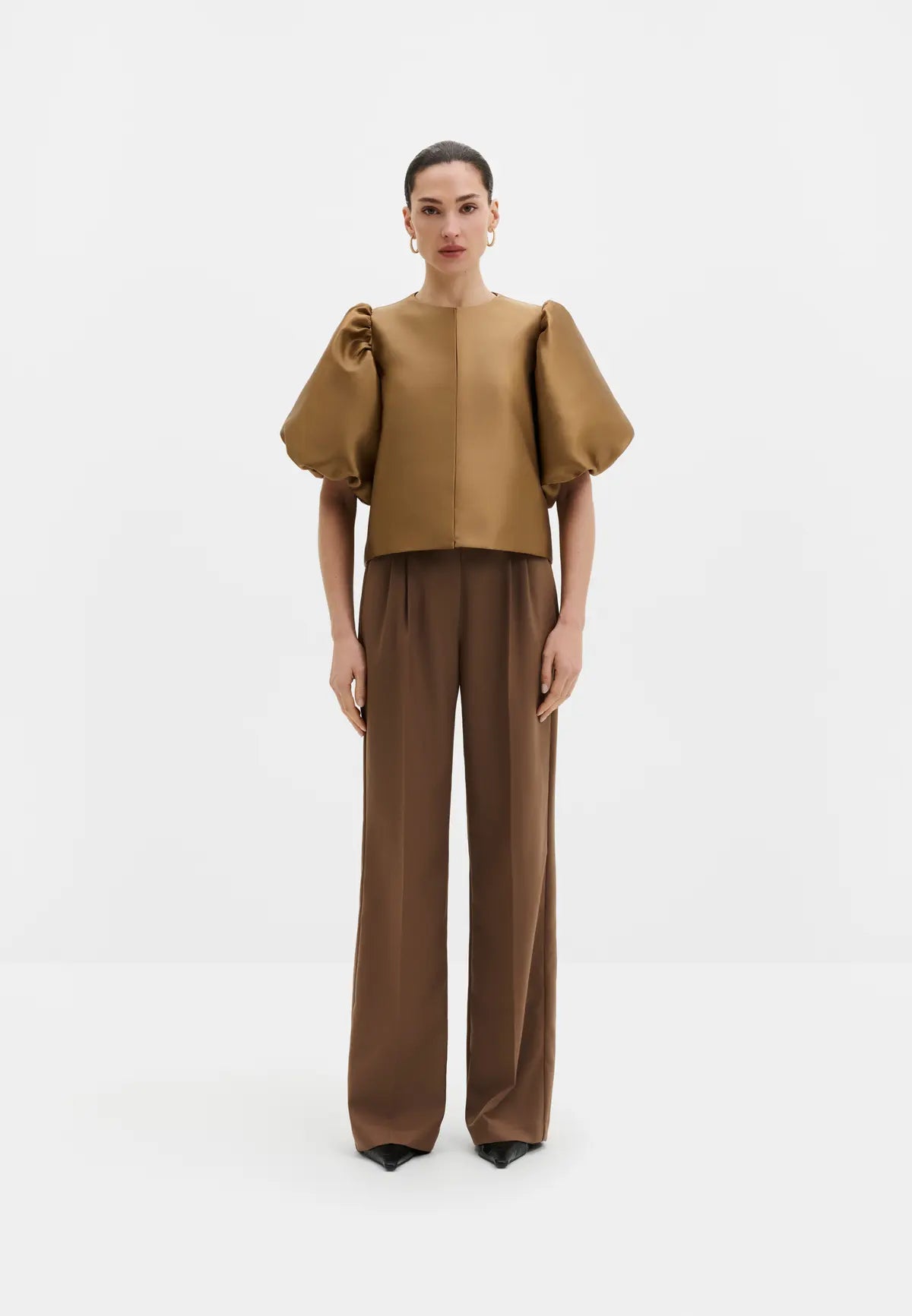 Cleo Blouse Camel