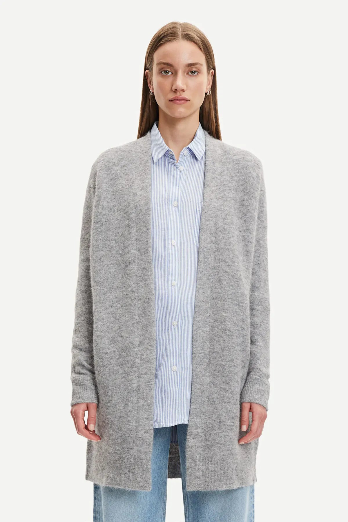 Nor Cardigan Grey Mel