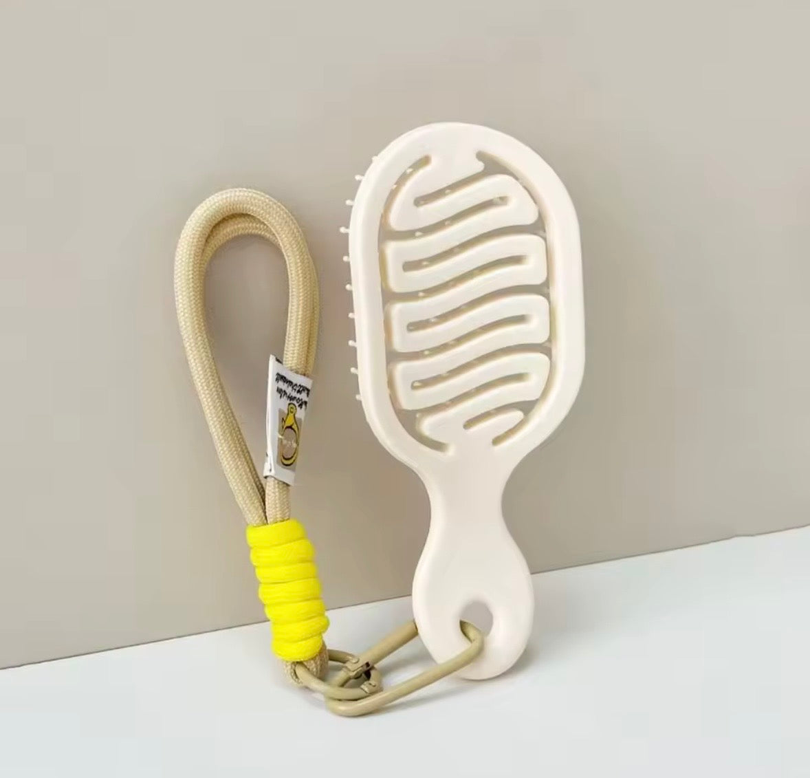 Porte clé Brosse Écru