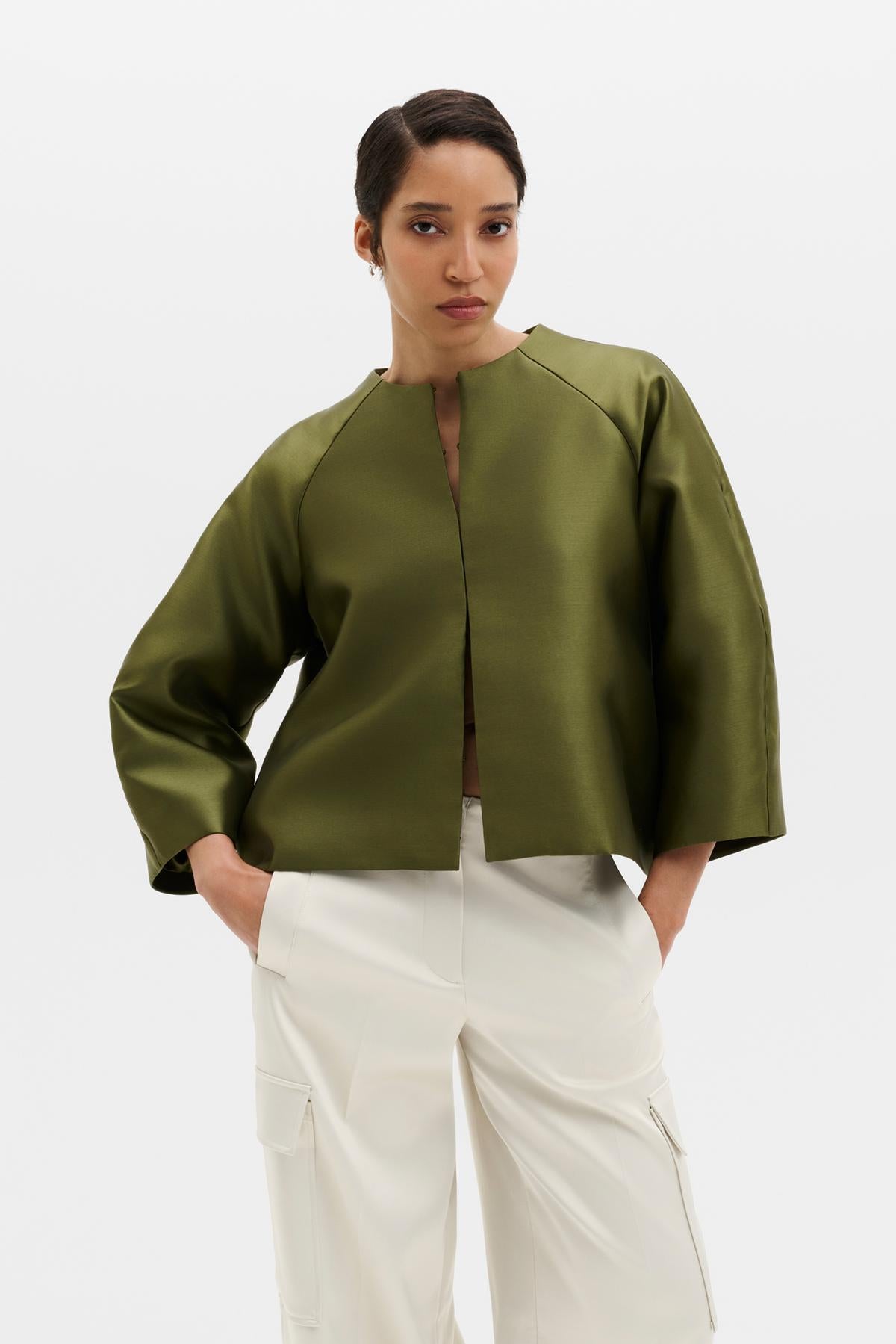 Blouse Novalie Vert Mousse