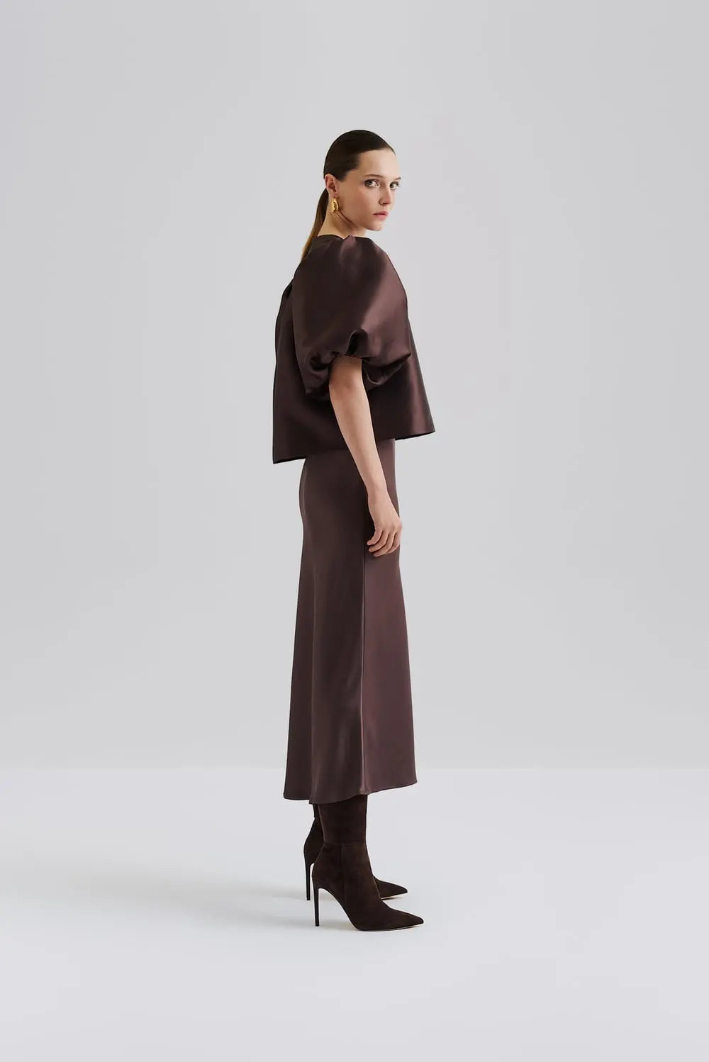 Cleo Blouse Chocolat