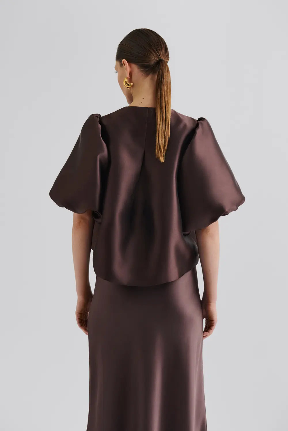 Cleo Blouse Chocolat