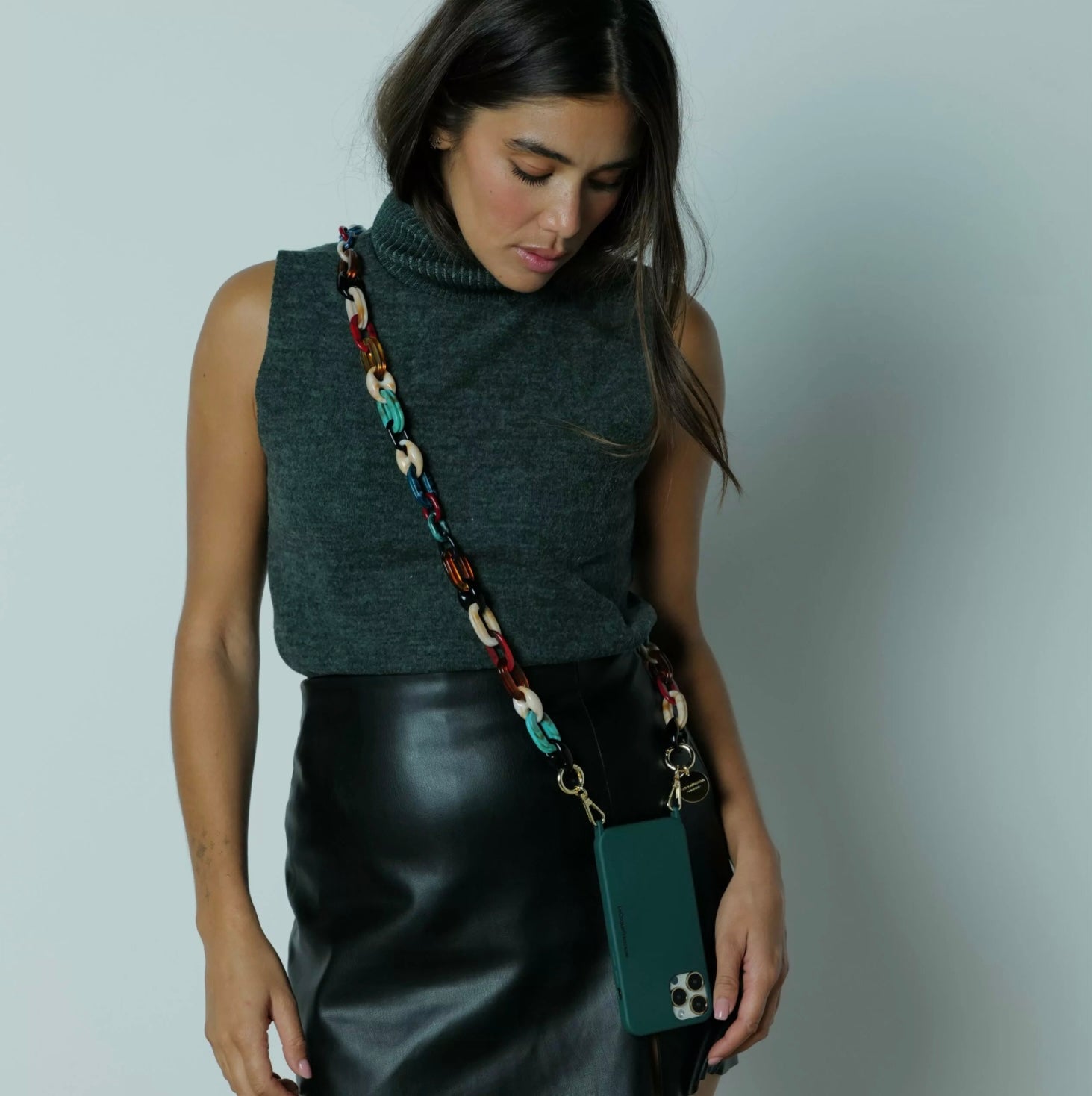 Chaine Ambre Multicolore