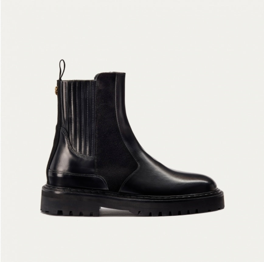 Bottines Chelsea Cuir Ziggy Noires