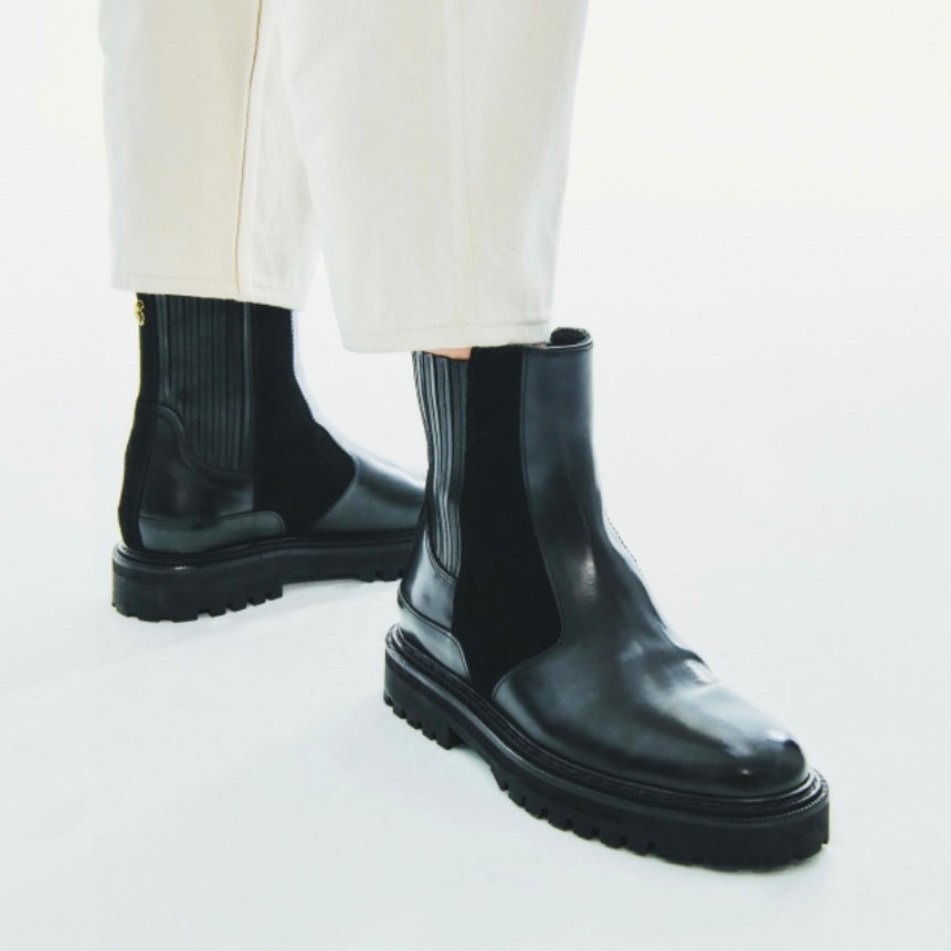 Bottines Chelsea Cuir Ziggy Noires