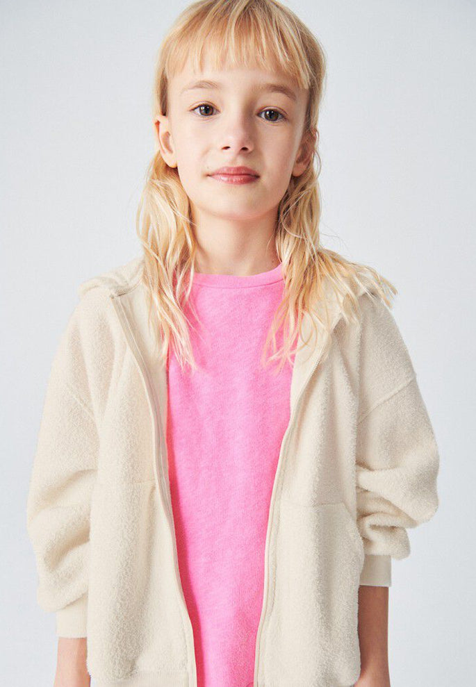 Sweat Zippé Enfant Bobypark Ecru