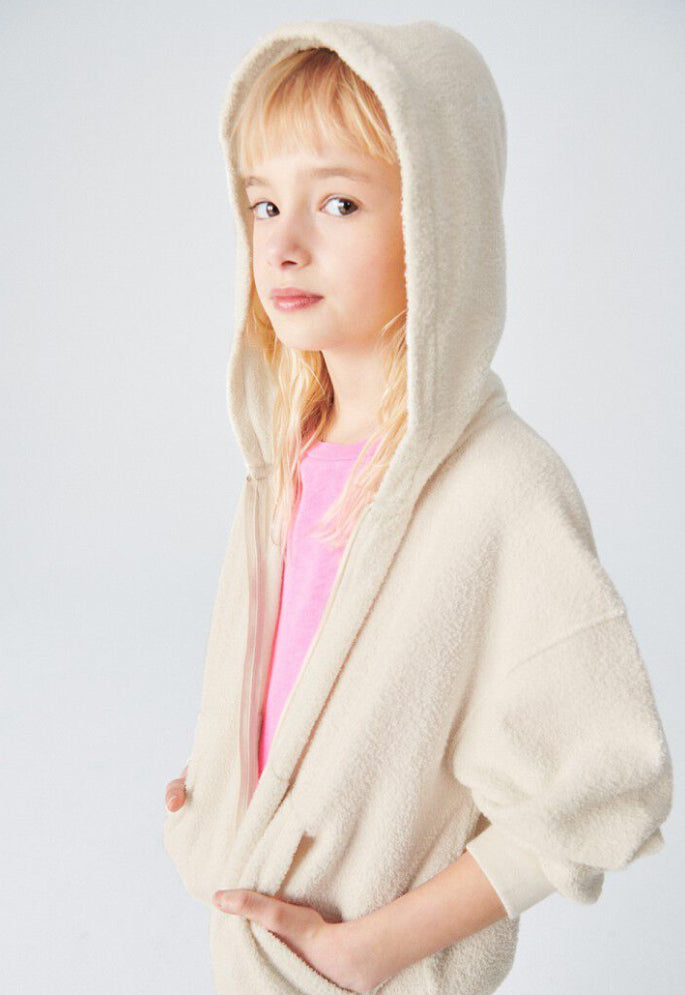 Sweat Zippé Enfant Bobypark Ecru