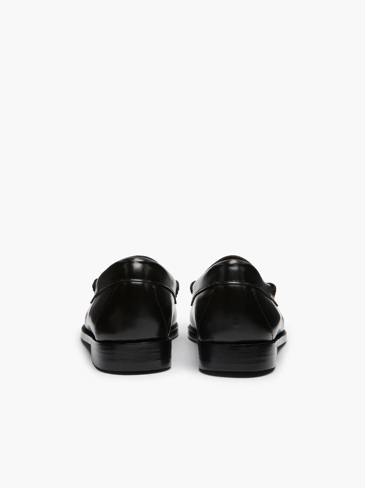 Mocassin Penny Black Leather