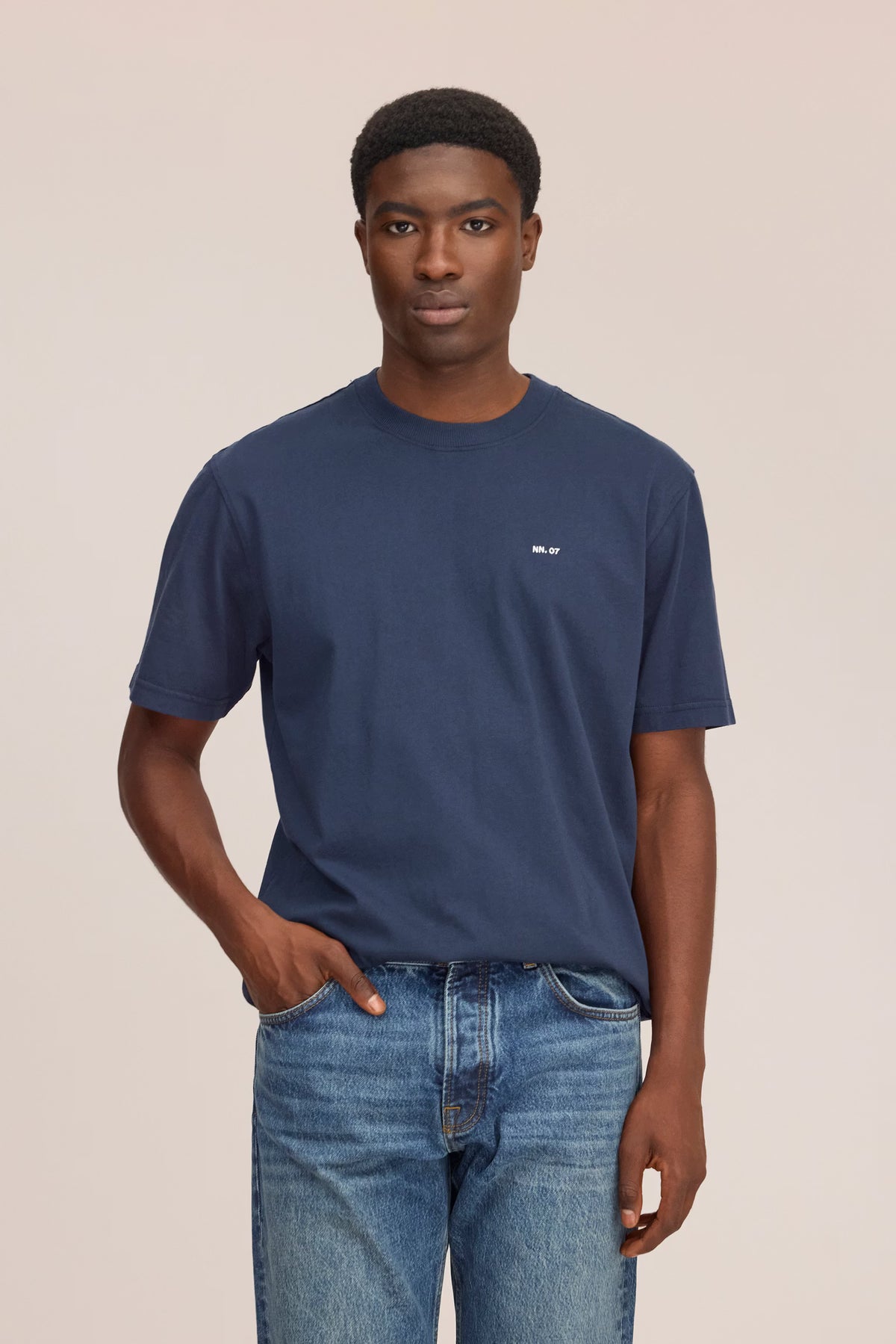Tee-Shirt Adam Logo NN.07 Navy
