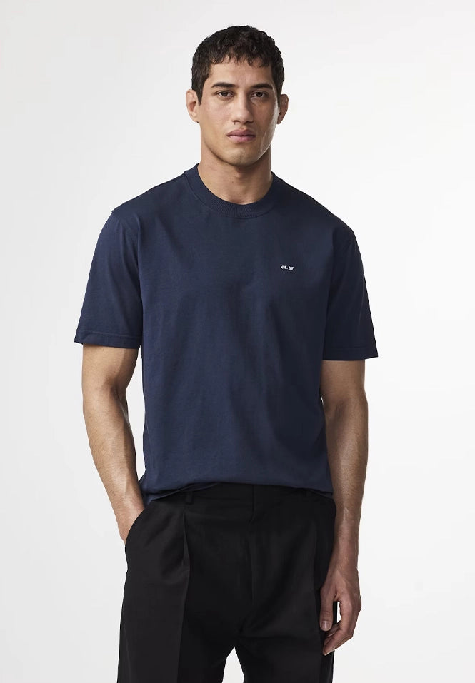 Tee-Shirt Adam Logo NN.07 Blue Navy