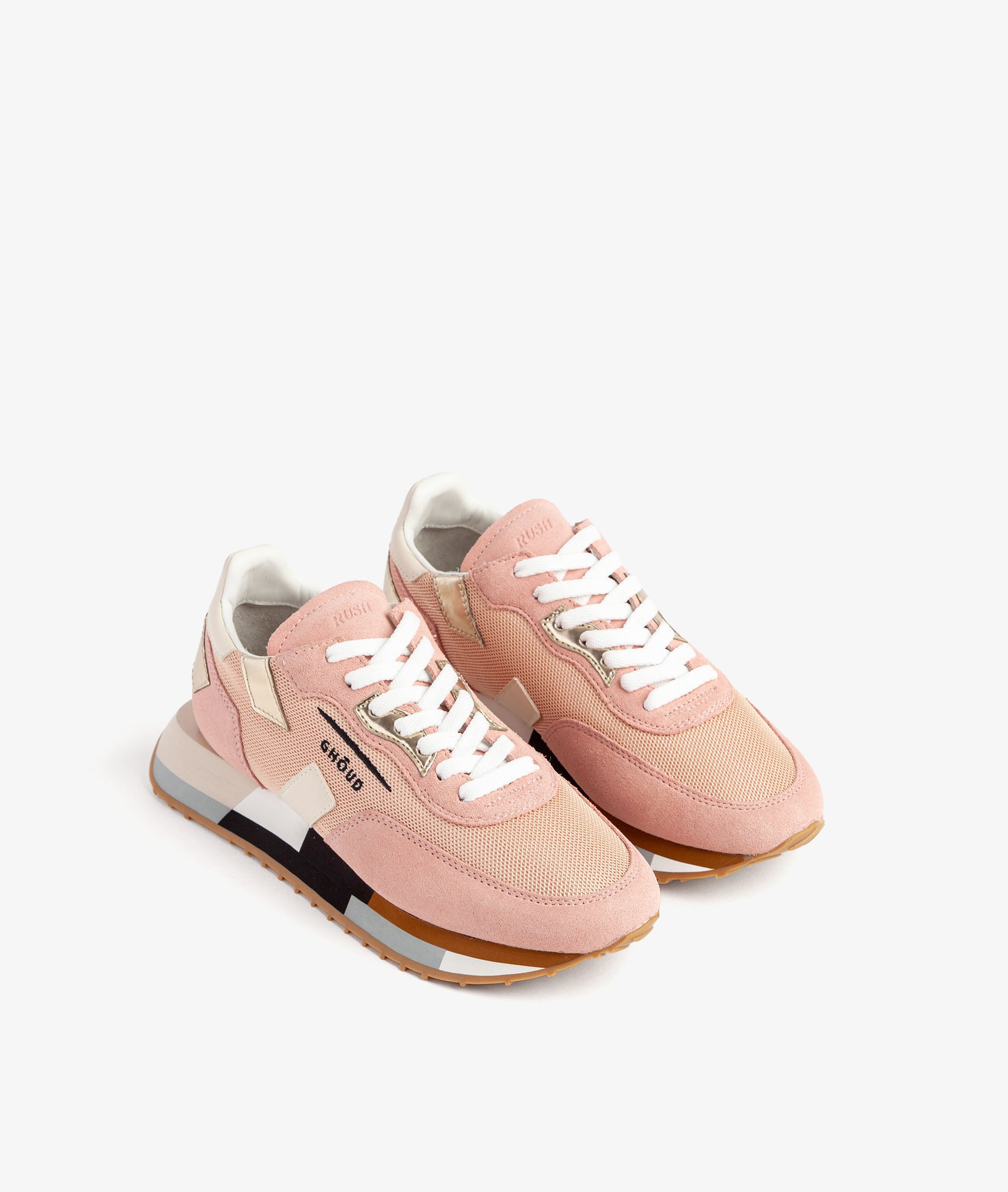 Baskets Rush Multi Low/Wom Mesh Mirror Salmon Prat