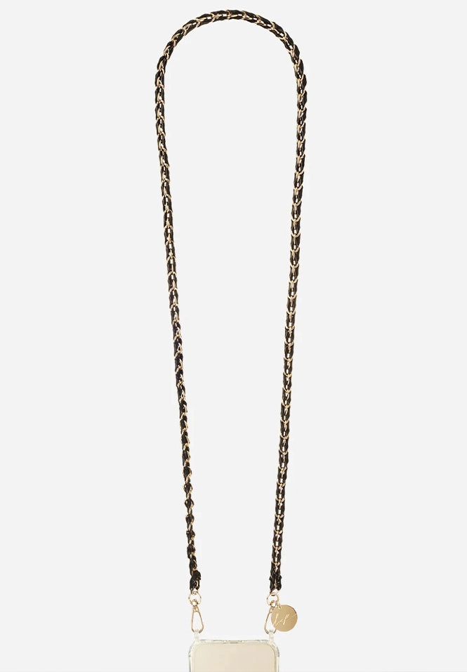 Chaine Lou Noir Et Dore