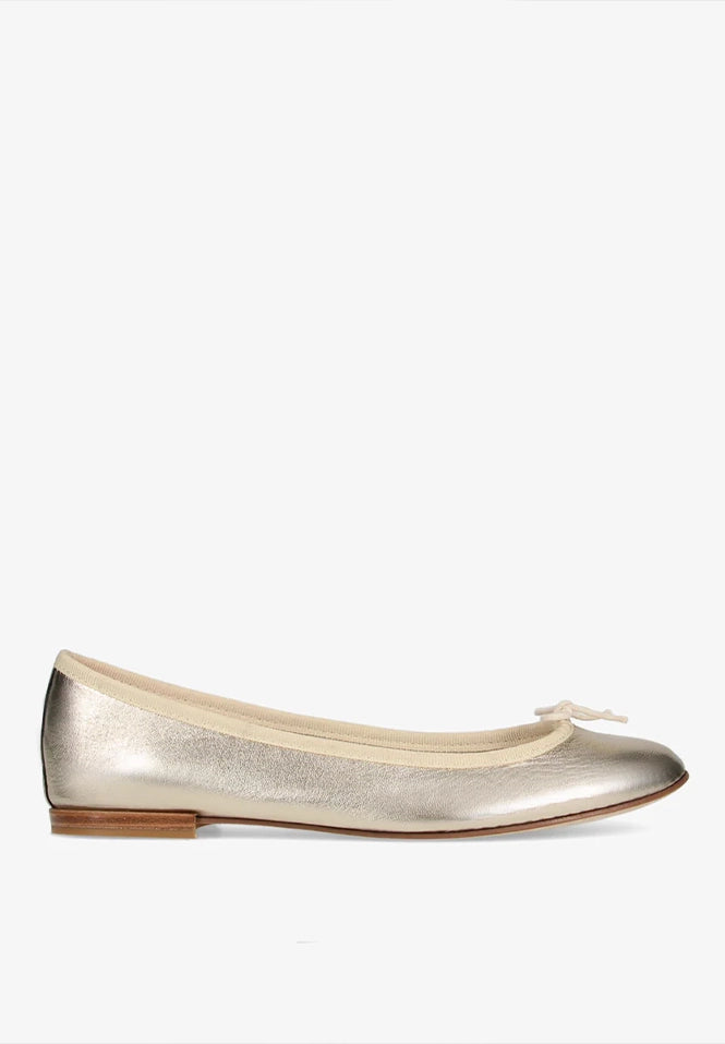 Ballerines Cendrillon Or Clair Bulle
